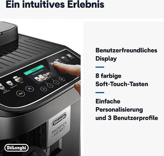De'Longhi Magnifica Evo Next ECAM310.80.SB Kaffeevollautomat Silber/Schwarz