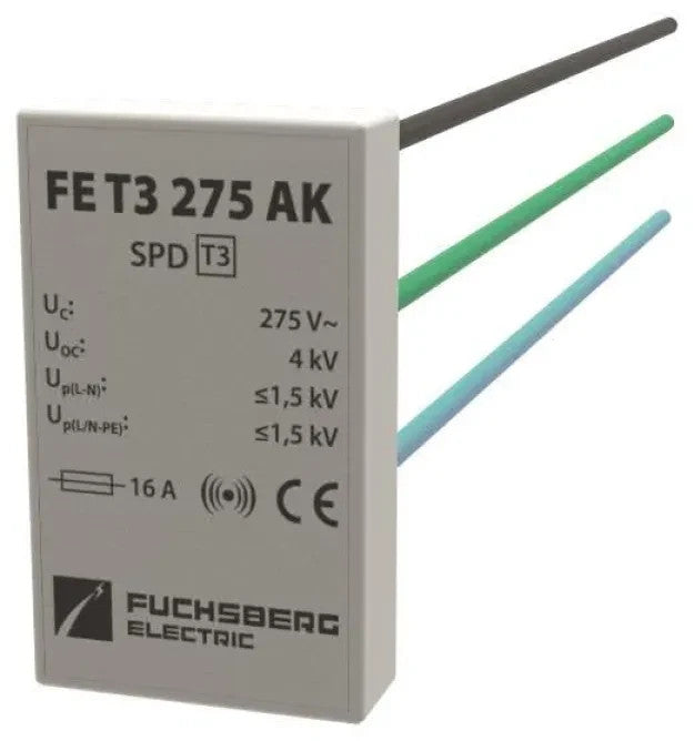 FUCHS Überspannungsableiter Typ 3 Kapsel akustische Defektanzeige FE T3 275 AK