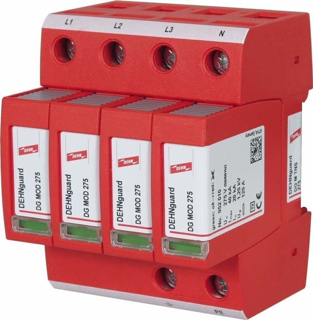 Dehn DG M TNS 275 Überspannungsableiter Typ 2 für TN-S 275V Hutschiene