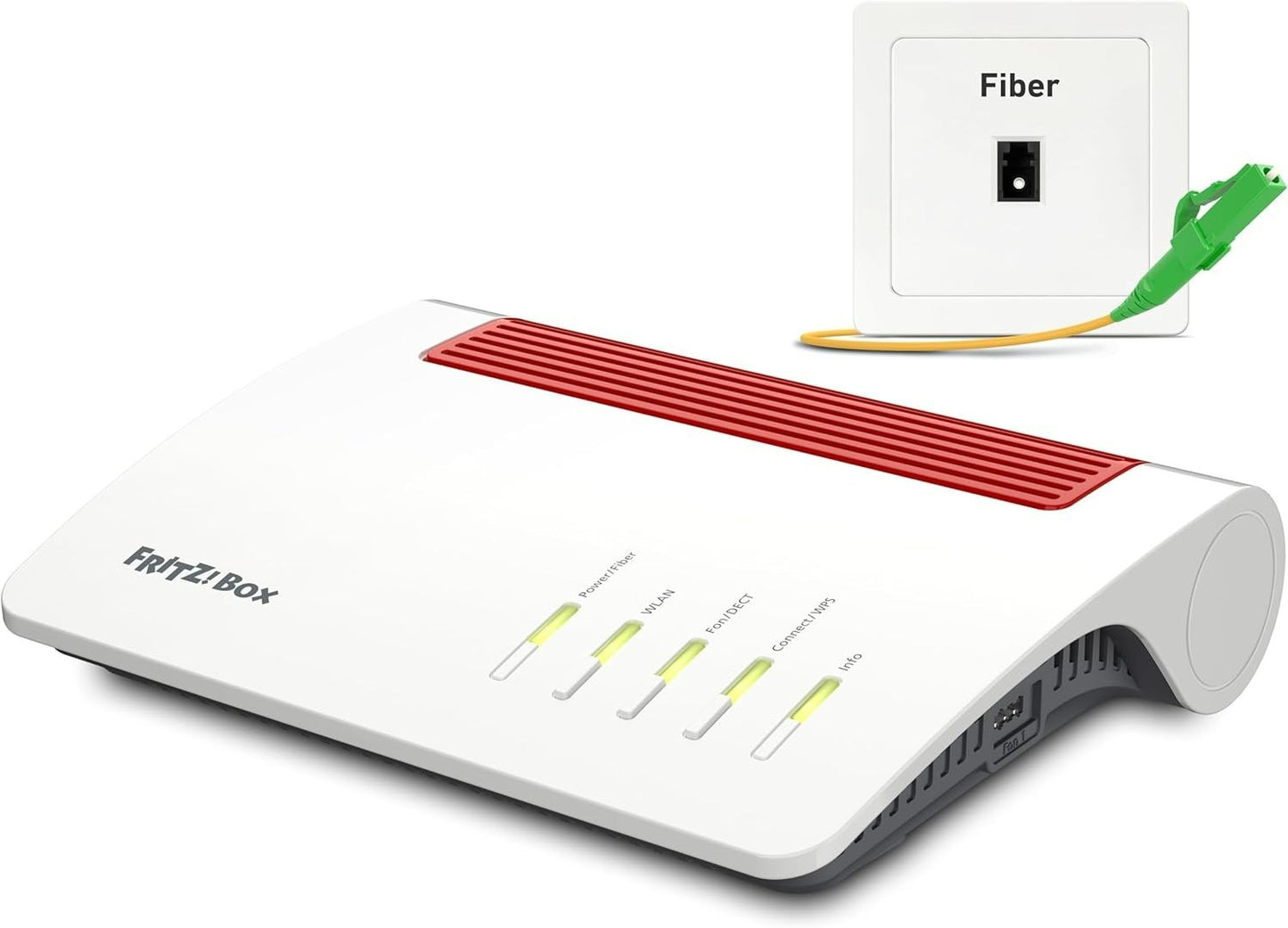 AVM Fritz Box 5590 Fiber High-End Glasfaser Router Wi-Fi 6 AX DECT Mesh Router