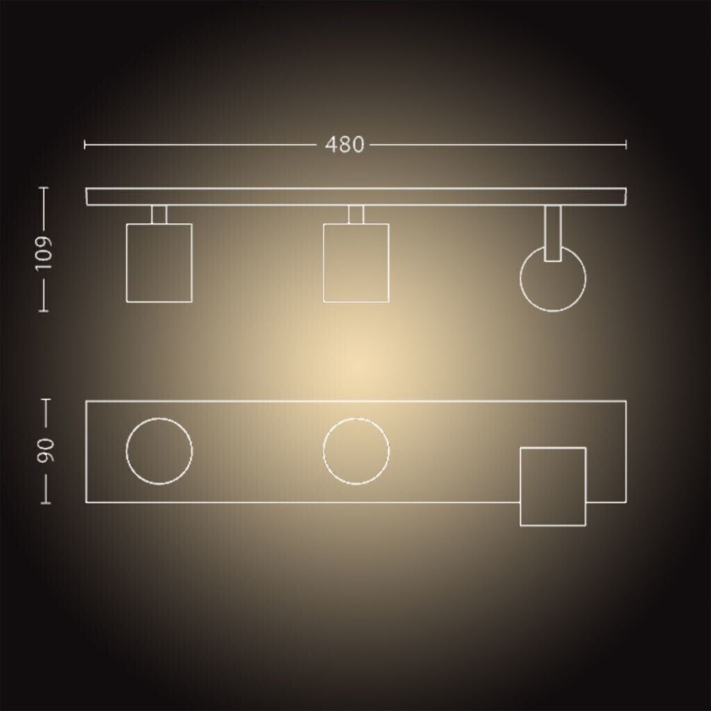 Philips Hue White Ambiance Runner Spot Bluetooth weiß GU10 350 lm Dimmer