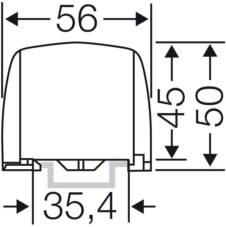 Hensel KKL54 Abzweigklemme 5-polig für Cu 1,5-25 mm² 80A Hutschienenmontage
