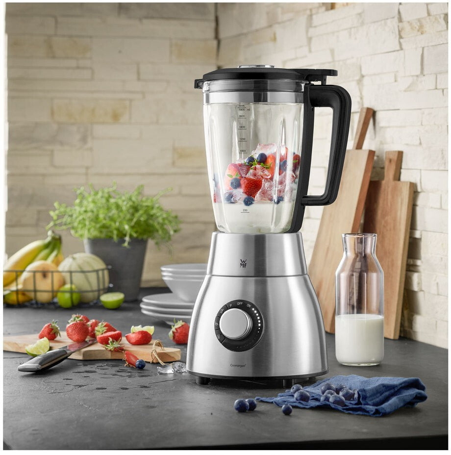 WMF KULT Standmixer Blender 1400W 3 Geschwindigkeitsstufen Edelstahl Glas 1,8 L