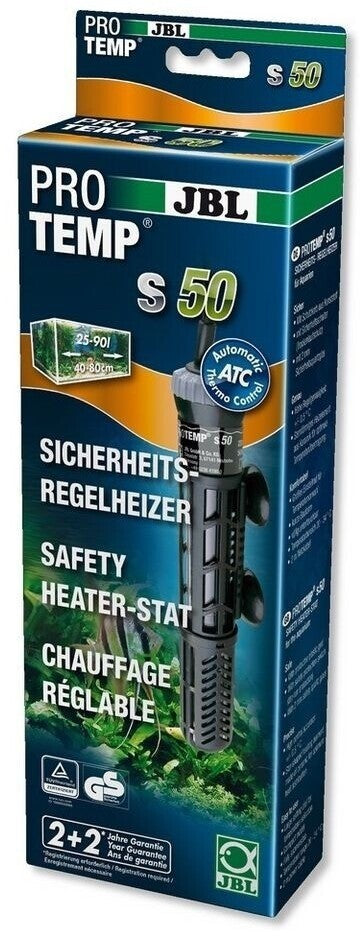 JBL ProTemp s50 Regelheizer für Süß- und Meerwasser-Aquarien für 25 - 90 l