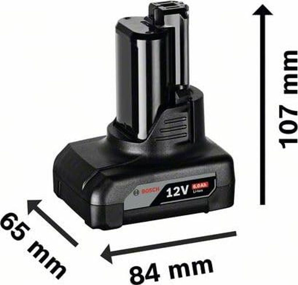 Bosch Professional GBA 12V 6Ah Akku Li Ion 1600A00X7H