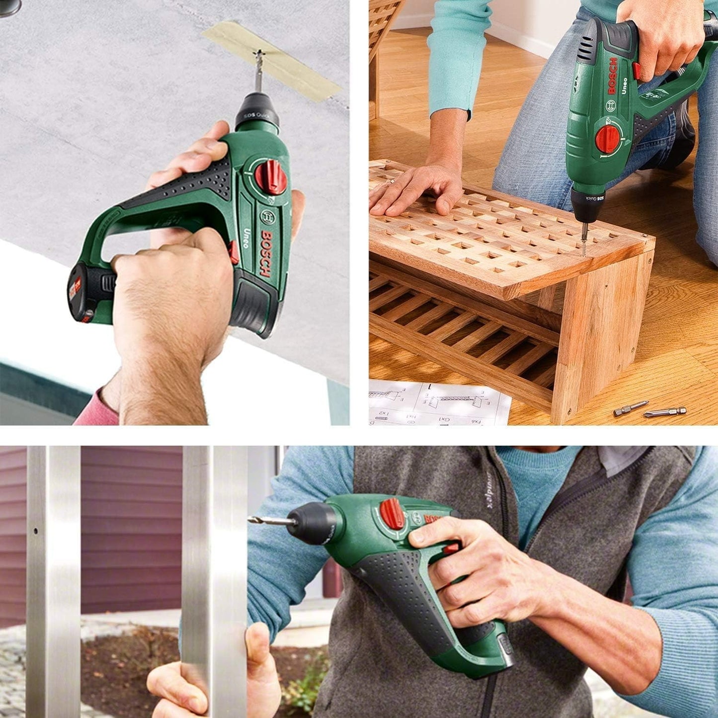 Bosch Uneo 12V Akku Bohrhammer kompakt hämmern bohren schrauben 060398400C SOLO