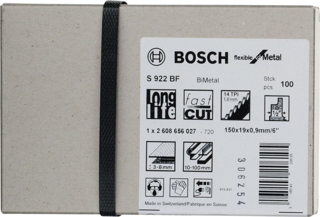 Bosch Säbelsägeblatt Metall S 922 BF 2608656027 100 Stück