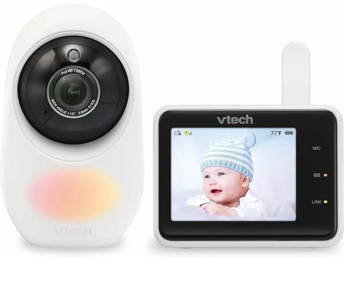 VTech RM2751 Video Babyphone mit Kamera & 2,8″ Display | WLAN, 300 m Reichweite