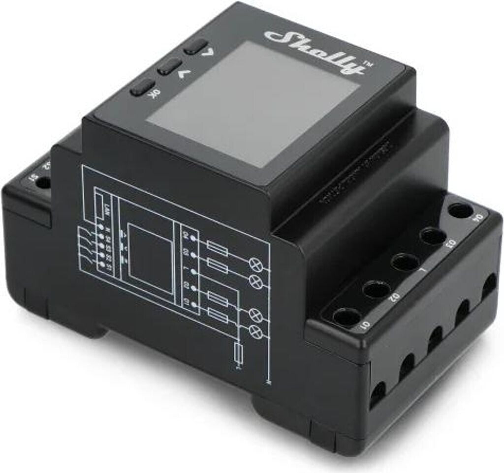 Shelly Pro 4PM WLAN LAN Bluetooth Relais Hutschiene 4 Kanal 40A