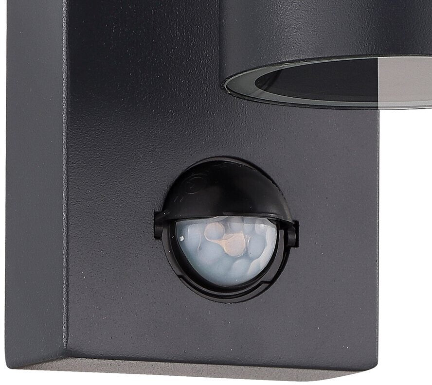 Eglo Riga 5 Außenwandleuchte Sensor 2xGU10 anthrazit IP44 32899
