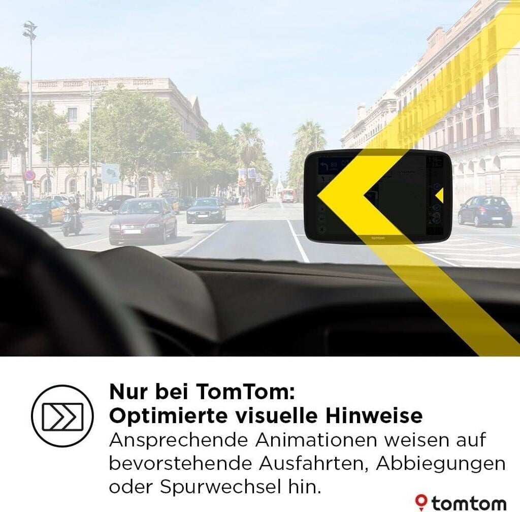 TomTom GO Navigator 7 Zoll PKW-Navigationsgerät Fahrspurführung Sprachsteuerung