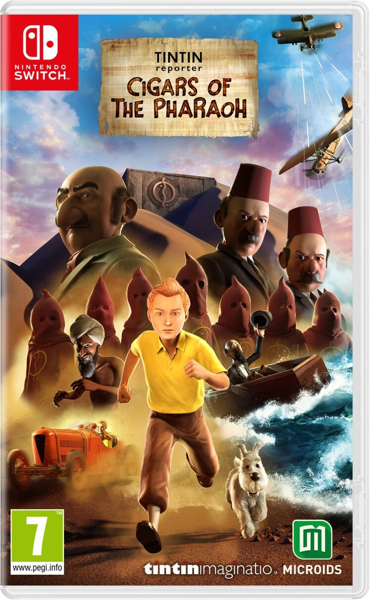 Nintendo Switch Tintin Zigarren des Pharaos LIMITED EDITION ACTION-ADVENTURE