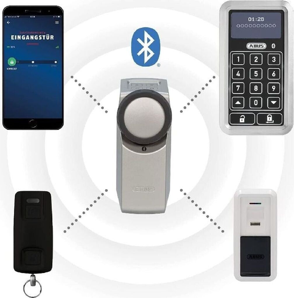 ABUS CFF3100 HomeTec Pro Bluetooth Fernbedienung mit CR2032 Batterie schwarz
