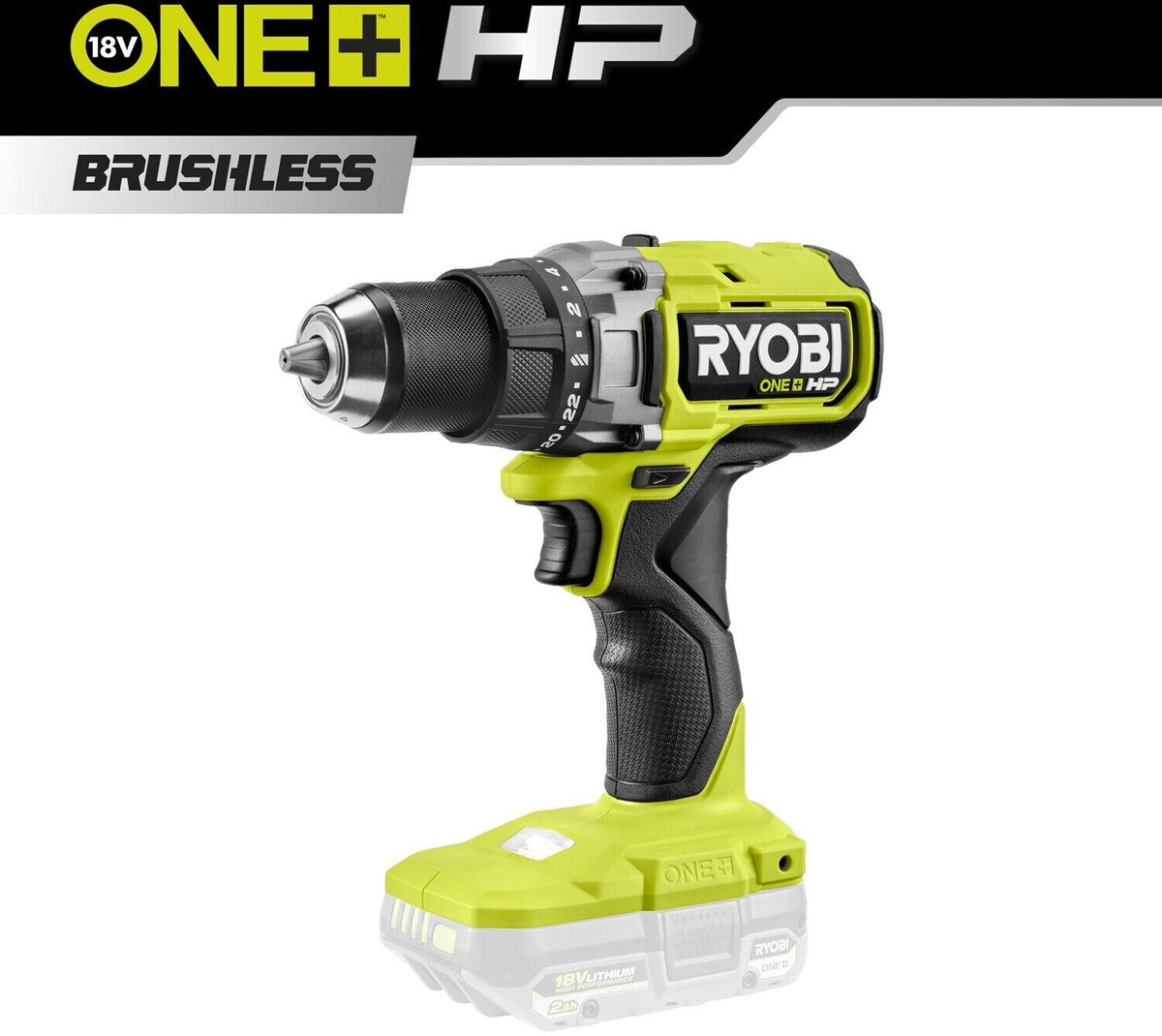 Ryobi ONE+ HP RDD18X1-0 18V Akku-Bohrschrauber 105 Nm Brushless Solo