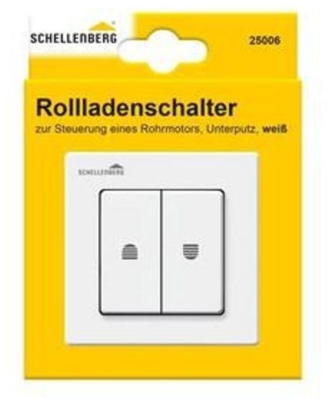 Schellenberg Rolladenschalter mit Rastfunktion, Unterputz, weiß 25006(Neu&OVP)