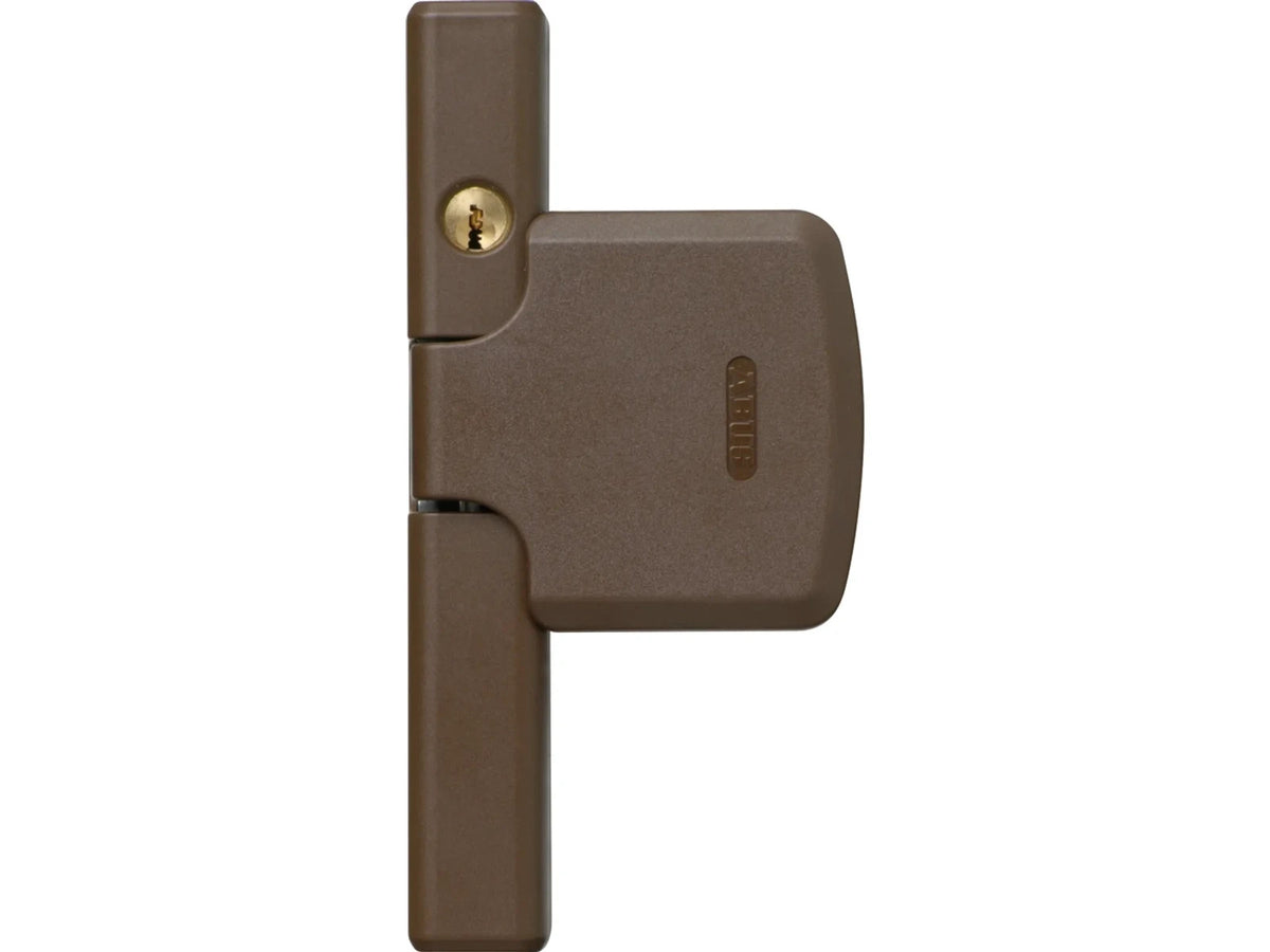 ABUS Fensterschloss FTS206 B braun Fenster-Zusatzsicherung 0-25 mm 2 Schlüssel