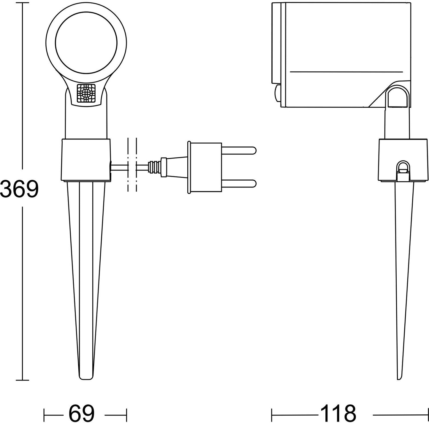 Steinel Spot Garden Sensor Connect LED (058685)(Neu & und Original Verpackt)