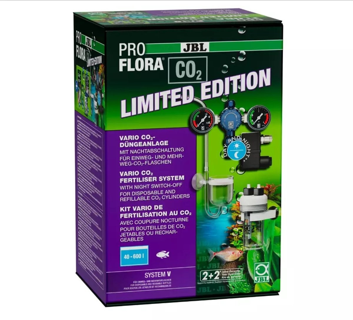 JBL ProFlora CO2 Limited Edition CO2 pH Steuerung Nachtabschaltung ohne Flasche
