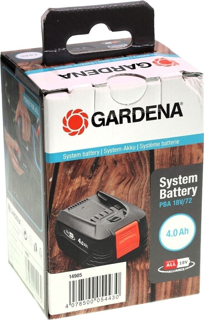 Gardena System Akku P4A PBA 18V/72 4,0 Ah Li-Ion 14905-20