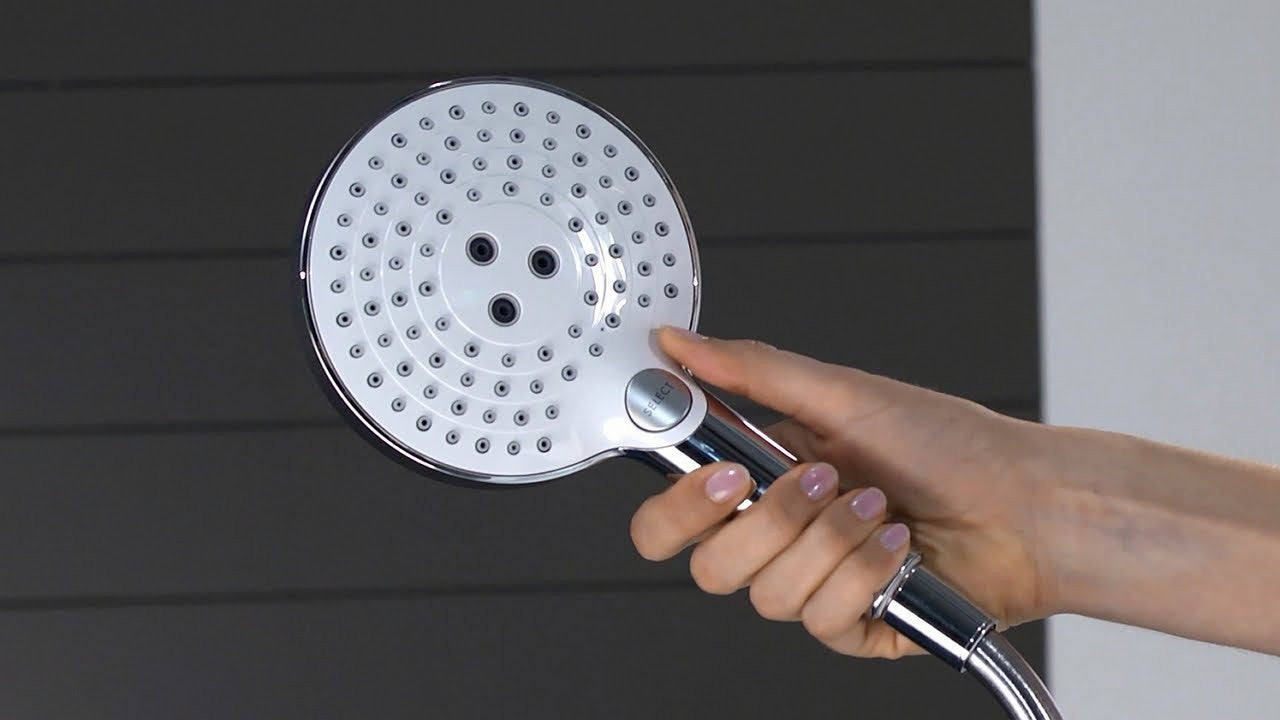hansgrohe Raindance Select S 120Duschkopf, Handbrause mit 3 Strahlarten Rain-AIR