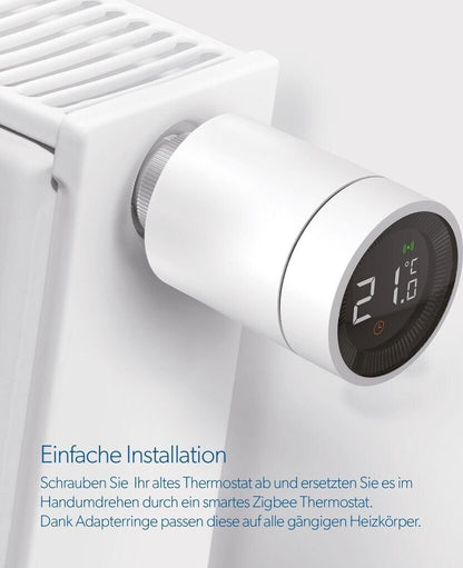 UNITEC Zigbee Heizkörperthermostat Set 2+1 WLAN Alexa Google Smart