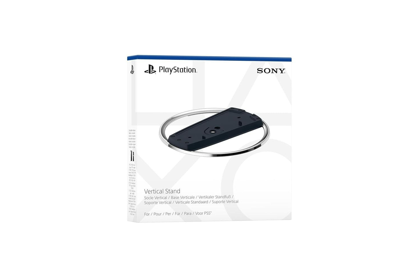 PlayStation 5 Vertikaler Standfuß für PS5 Slim Digital & Disc Schwarz/Chrom