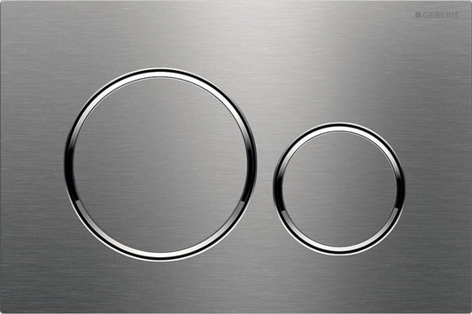 Geberit Sigma20 Betätigungsplatte Edelstahl gebürstet MPN 115882SN1