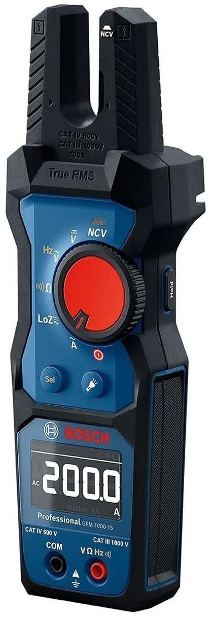 Bosch Professional GFM 1000-15 Gabelstromzange 200A 1000V True RMS IP54 Neu