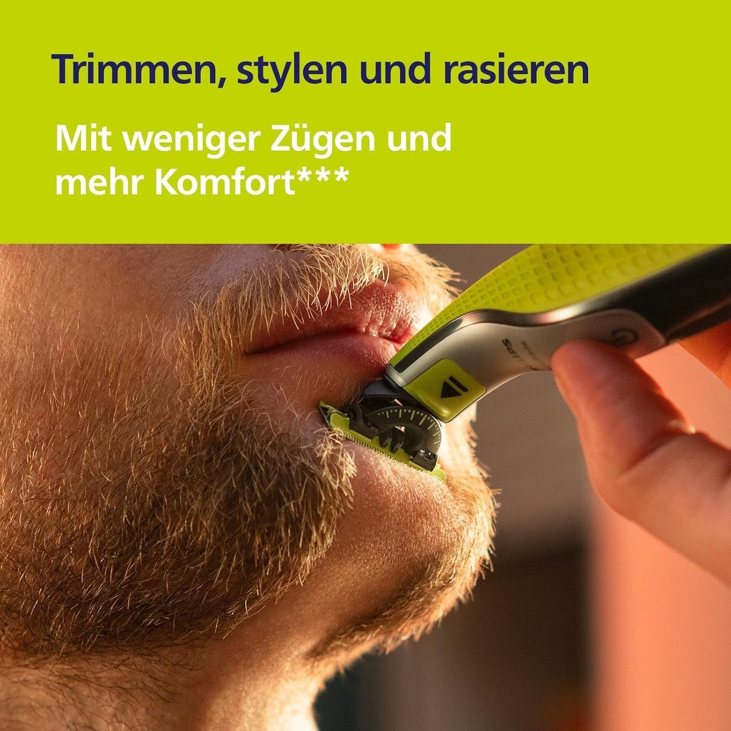 Philips OneBlade 360-Klingen - 2x 360-Ersatzklingen, Trimmen und Rasieren Neu