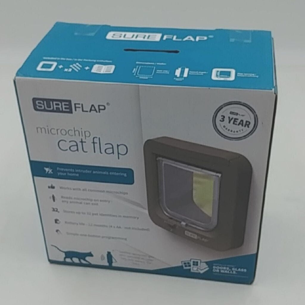 Sure Petcare SureFlap Mikrochip-Katzenklappe, batteriebetrieben, (Neu) in Ovp