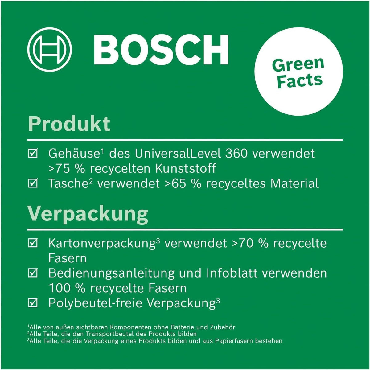 Bosch UniversalLevel 360 Kreuzlinienlaser 0603663E05 vertikale+horizintale 360°