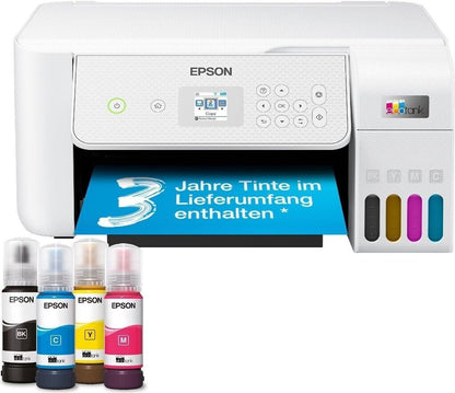 Epson EcoTank ET-2876 Multifunktionsdrucker A4 WLAN AirPrint Tintentank weiß