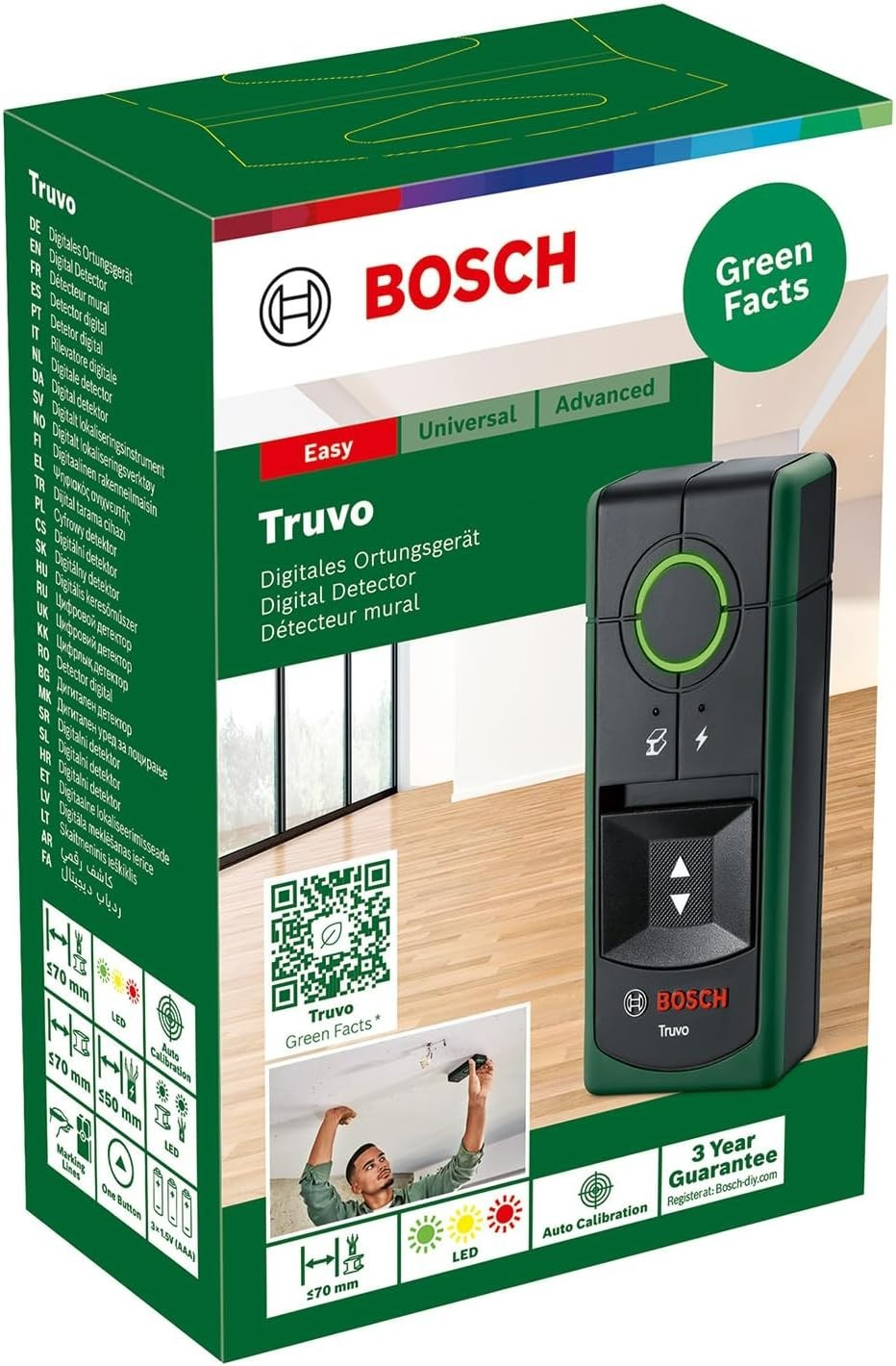 Bosch Truvo II Digitales Ortungsgerät Leistungsfinder 0603681205 Leitungssucher