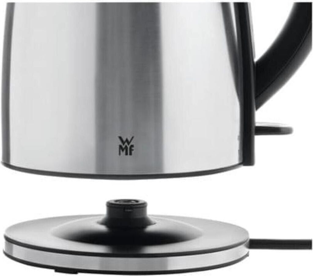 WMF Stelio Wasserkocher 1,7L Edelstahl schwarz 2400W mit Kalkfilter