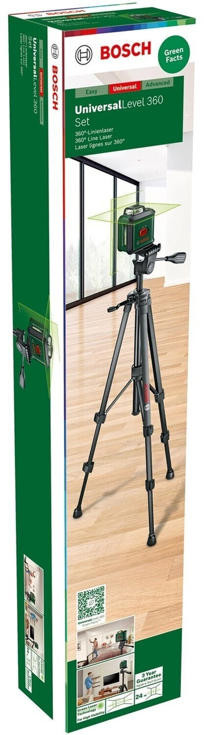 Bosch UniversalLevel 360 Kreuzlinienlaser sehr genau 0603663E09 NEU & OVP