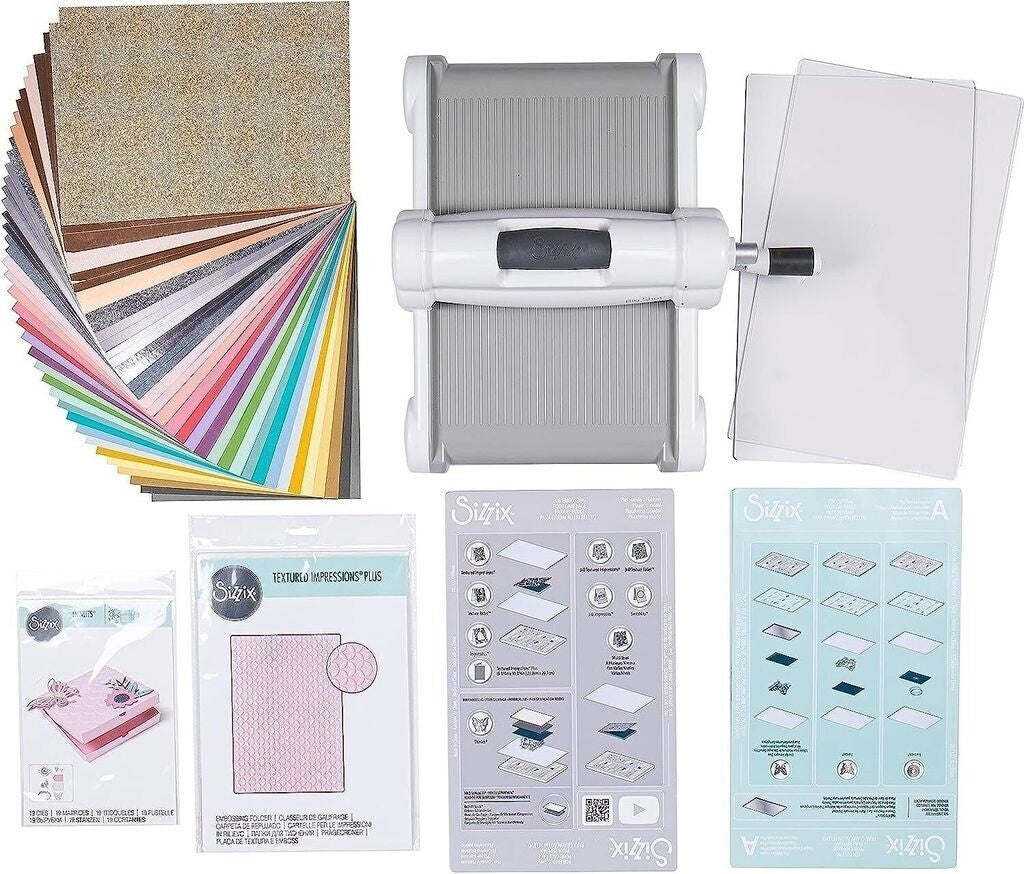 Sizzix Big Shot Plus Starter Kit Stanzmaschine Prägemaschine 666185