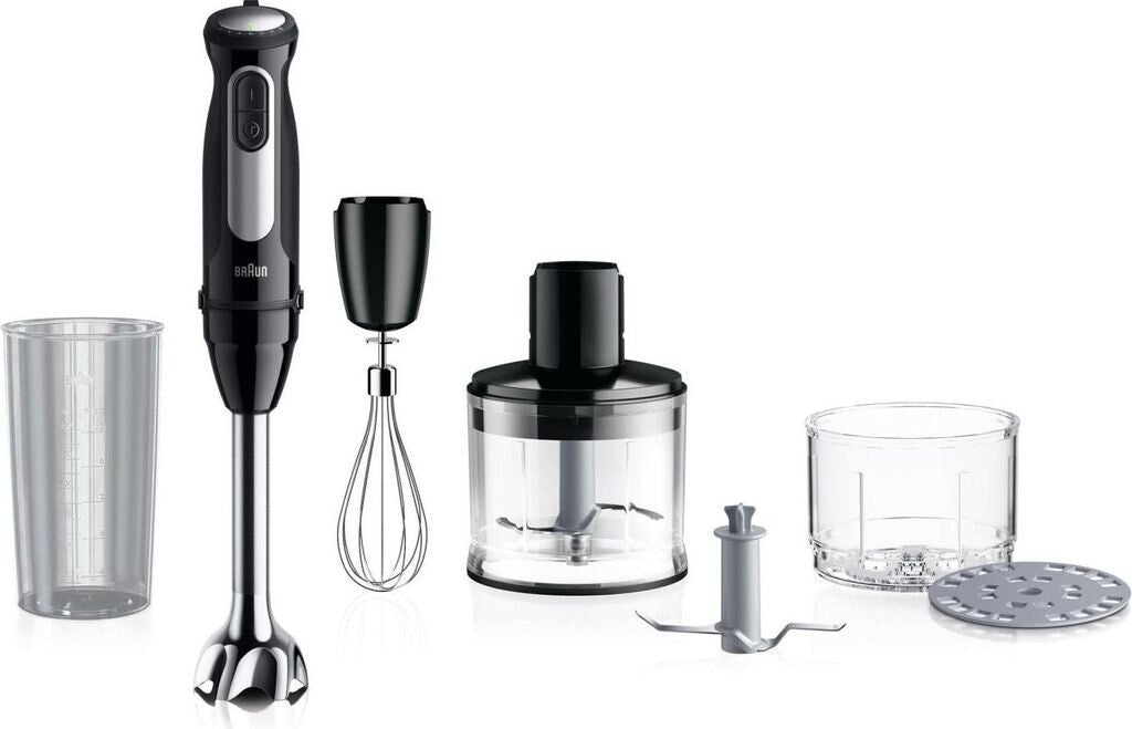 Braun MultiQuick 5 Pro MQ 55254 M Stabmixer 1000W 25 Stufen Schwarz Zerkleinerer