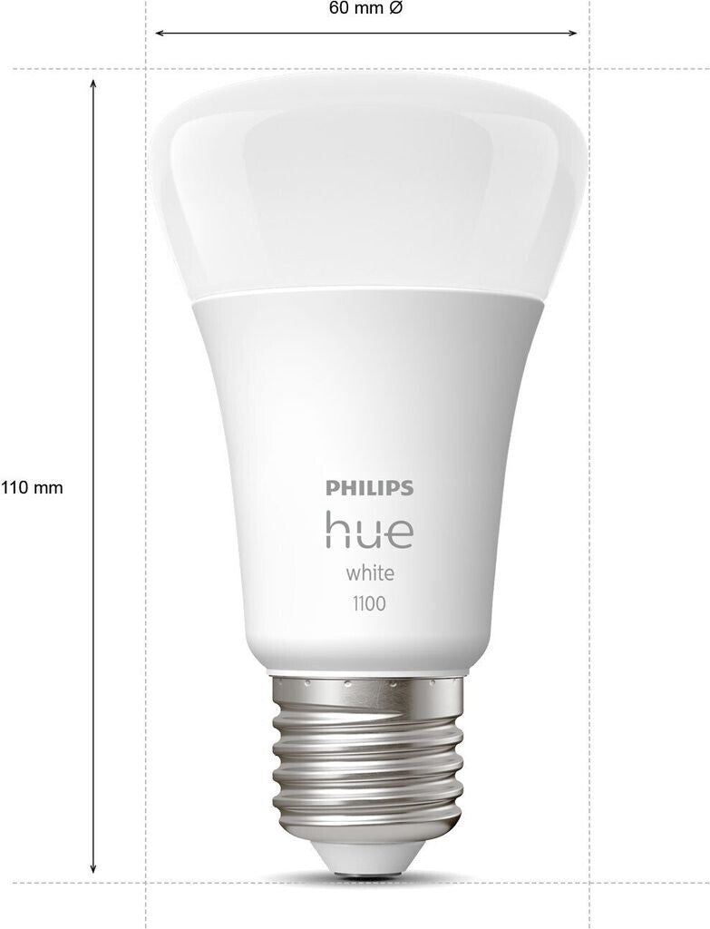 Philips Hue Starter Set White E27 A60 3 Lampen Bridge Dimmschalter