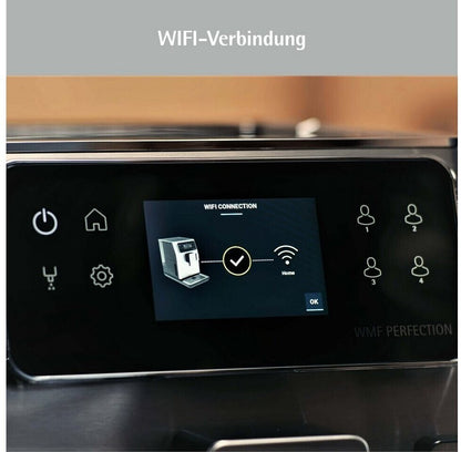 WMF Perfection 680 Kaffeevollautomat mit Milchsystem Edelstahl Cromargan Wifi