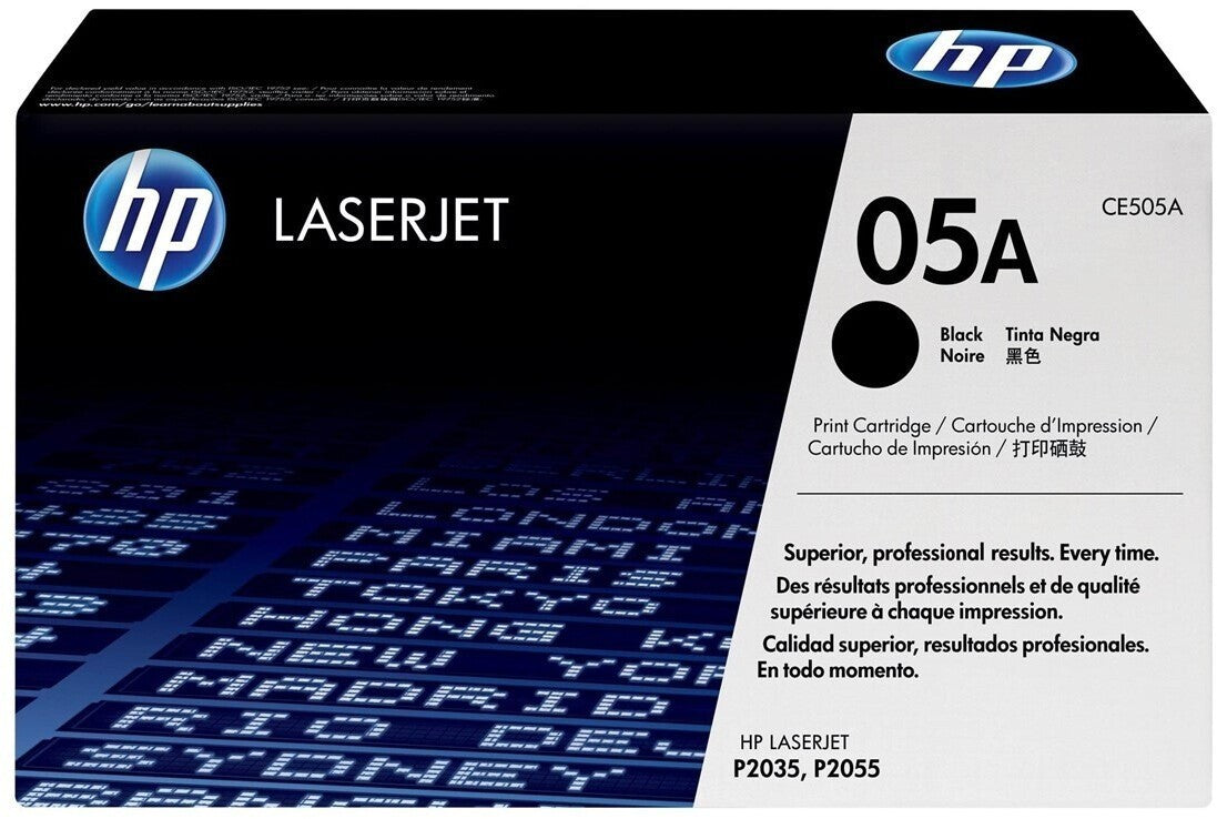 HP Toner 05A (CE505A) Farbe: Schwarz ca. 2.300 Seiten für P 2034 | P 2035 und P