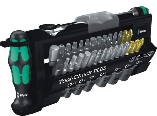 Wera Tool-Check Plus 39-tlg Bit Ratsche Set 1/4 Nüsse Rapidaptor