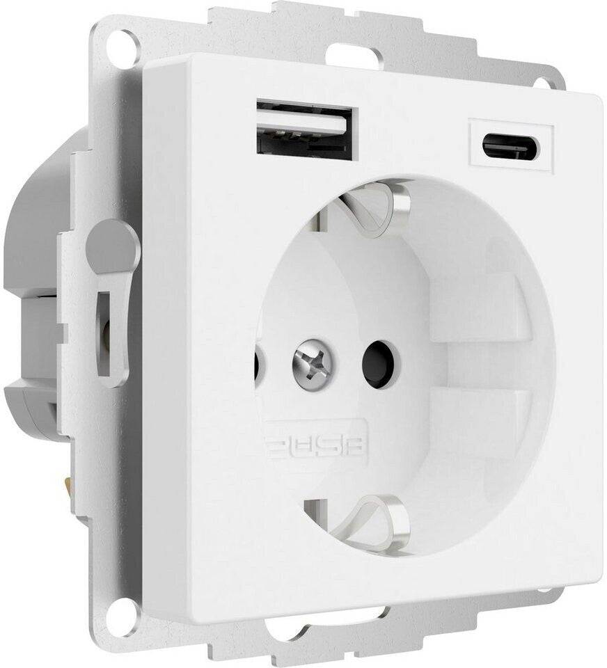 2USB inCharge PRO 55 Steckdose mit USB A USB C weiß 2U-449542