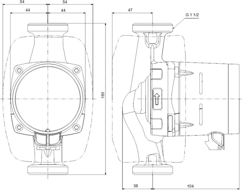 Grundfos ALPHA2 25-40 180mm Umwälzpumpe DN25 230V MPN 99411165