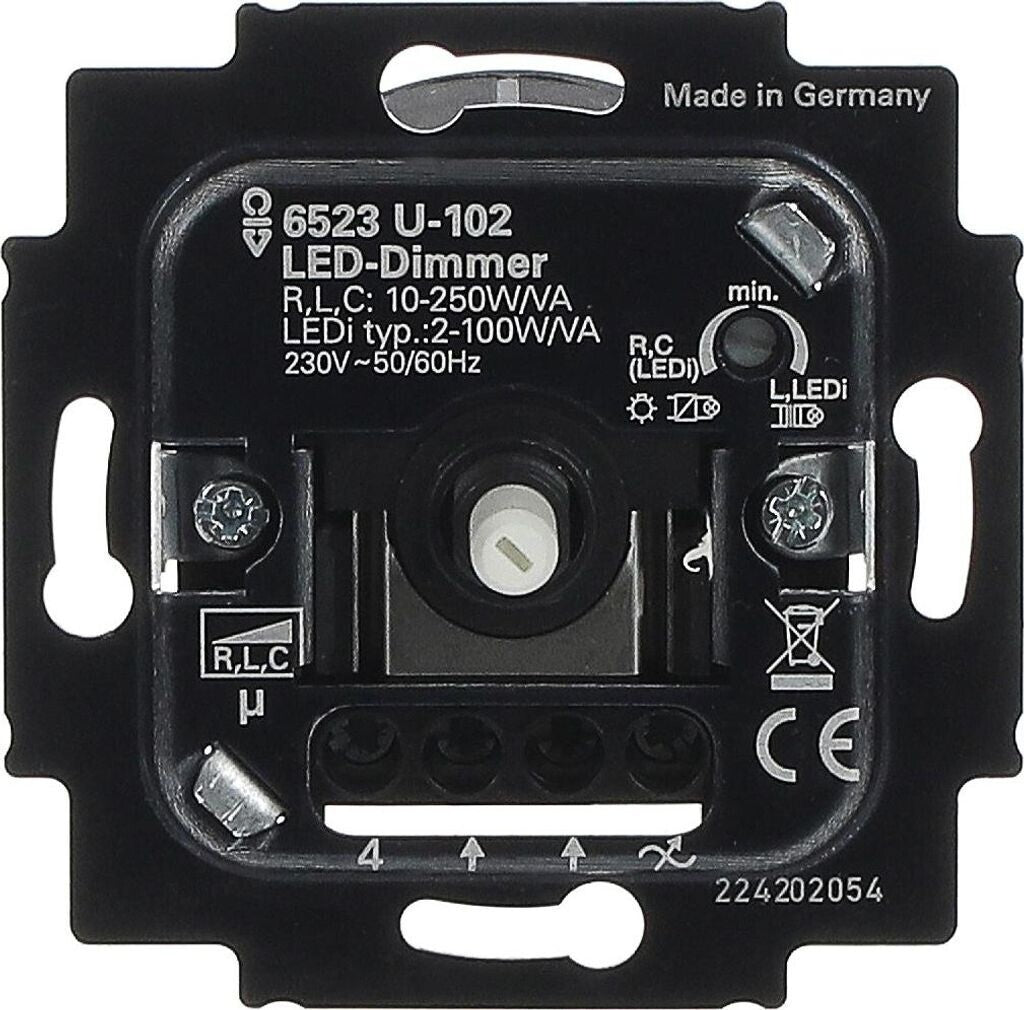 Busch-Jaeger Dimmer-Einsatz 6523 U-102 Unterputz Lichtdimmer Einsatz