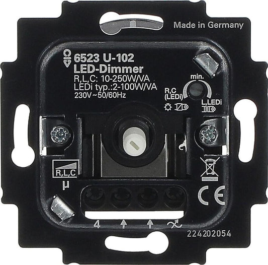 Busch-Jaeger Dimmer-Einsatz 6523 U-102 Unterputz Lichtdimmer Einsatz
