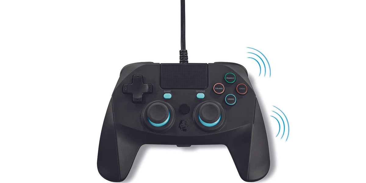 SilverCrest Gaming Controller für PS4 kabelgebunden 3 m Touchpad Share Taste Sch