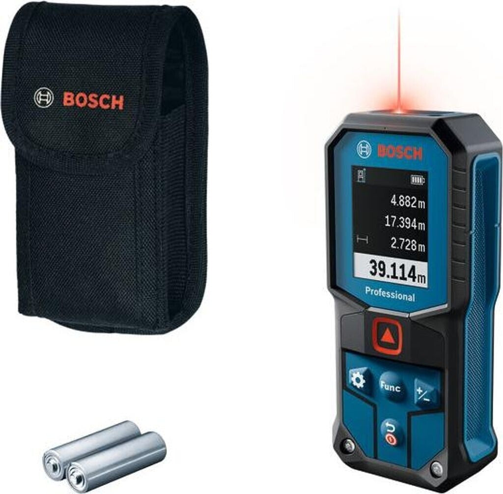 BOSCH Professional GLM 40-31 Laser Entfernungsmesser 40m IP65 Rot 0601075000