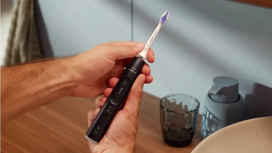 Philips Sonicare 6100 HX7401/01 Schallzahnbürste Weiß Drucksensor