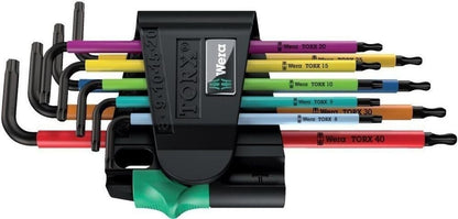 Wera TORX BO Winkelschlüsselsatz Multicolour BlackLaser 967 SPKL/9