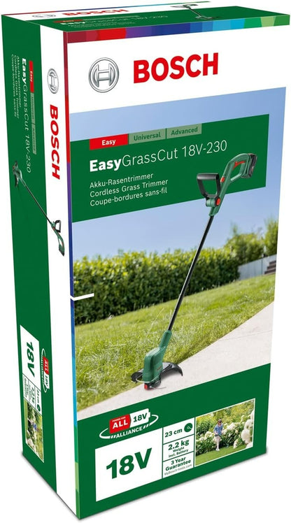 Bosch EasyGrassCut 18V-230 Akku-Rasentrimmer 06008C1A03 mit Akku&Ladegerät